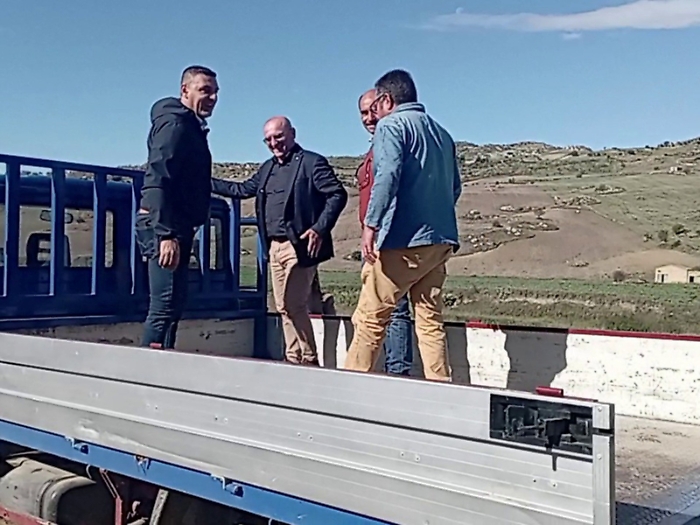 Caltagirone, sopralluogo dell'Esa sulla Sp 194 