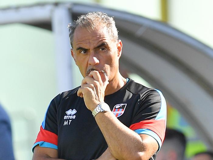 L'allenatore del Catania, Domenico Toscano