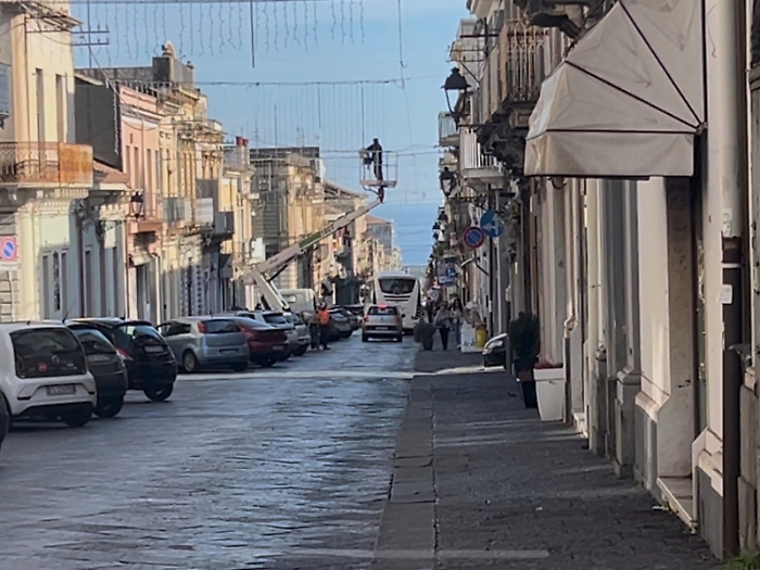 Giarre, l’isola pedonale per rilanciare il Natale
