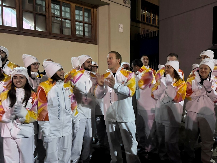 L'ambasciatore degli Stati  Uniti in Italia  Tilman J. Fertitta, fra i tedofori dell'evento