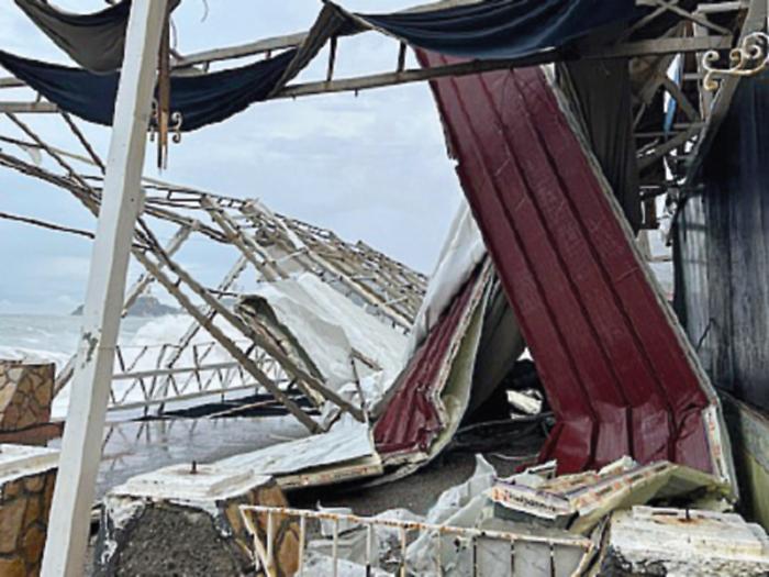 Quel che resta del ristorante "Da Nino"