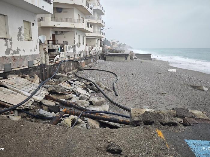Ciclone Harry,  la Stretto di Messina mette in campo i suoi tecnici