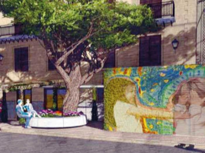 Murales e pavimenti, rinasce piazza Fonderia: per lo slargo in zona Cala previsti anche nuovi cestini, panchine e rastrelliere per bici