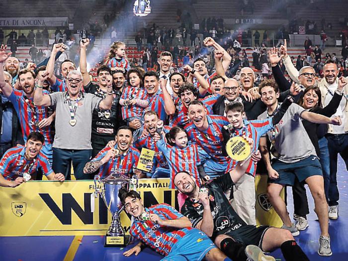 La Meta vincitrice della Coppa Italia