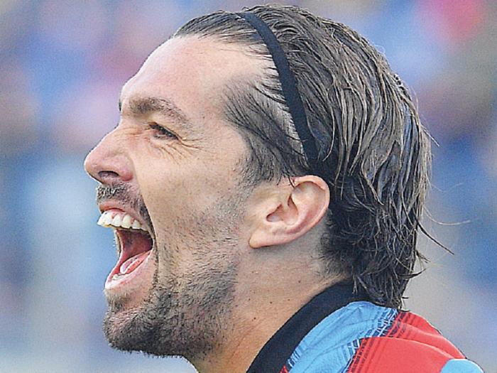 L'attaccante Francesco Forte 