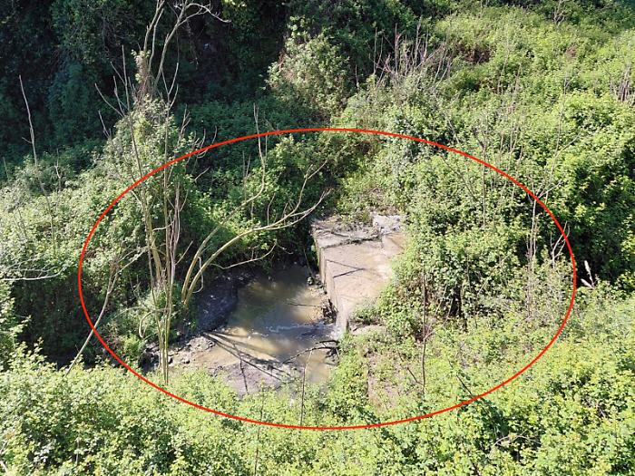 Allarme liquami fognari nel torrente Macchia
