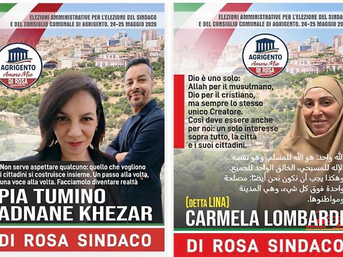 Agrigento, i &ldquo;santini&rdquo; dei candidati musulmani e la Guerra Santa dei vannacciani