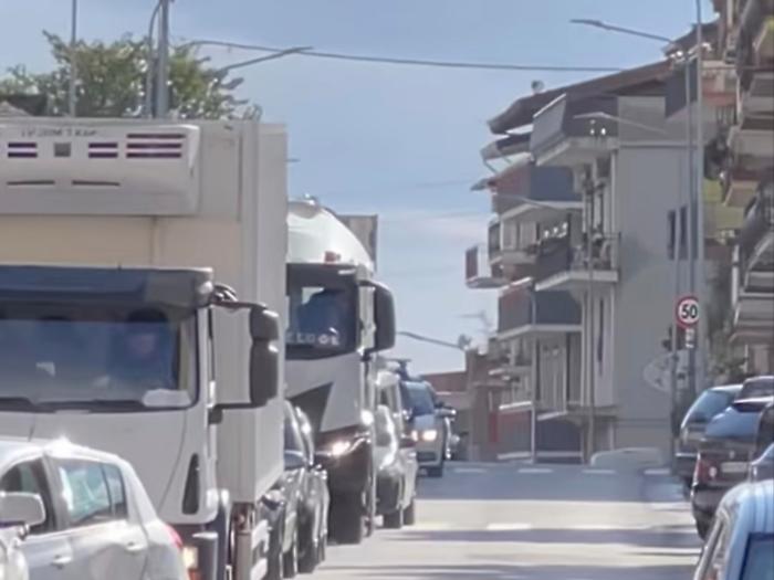Vietato il transito ai Tir del cantiere ferroviario in via Francavilla