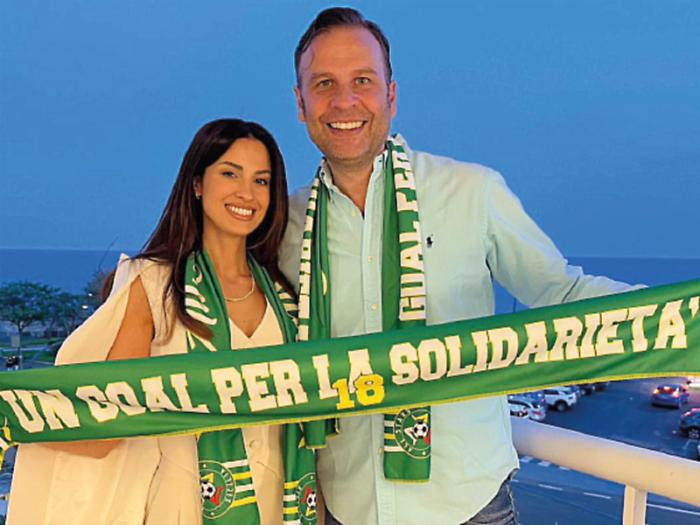 Eleonora Incardona e il patron Luca Napoli