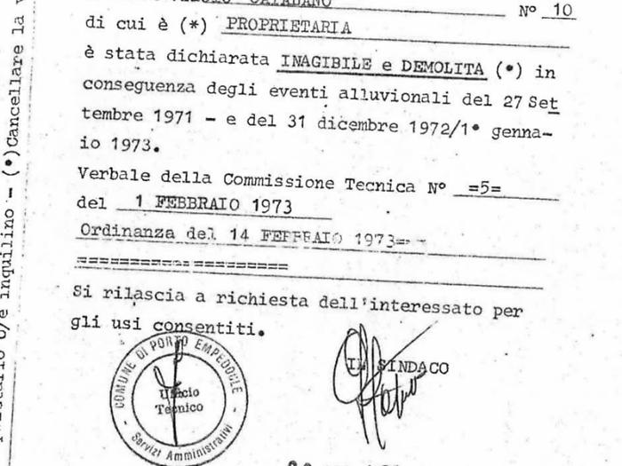 Casa demolita oltre 50 anni fa ma arriva la stangata Imu