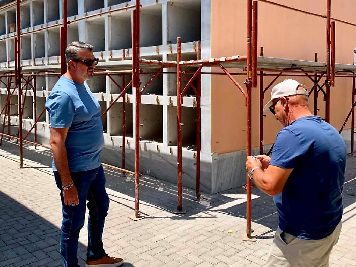 Cimitero, lavori alla fase finale: il nuovo loculario &egrave; quasi pronto
