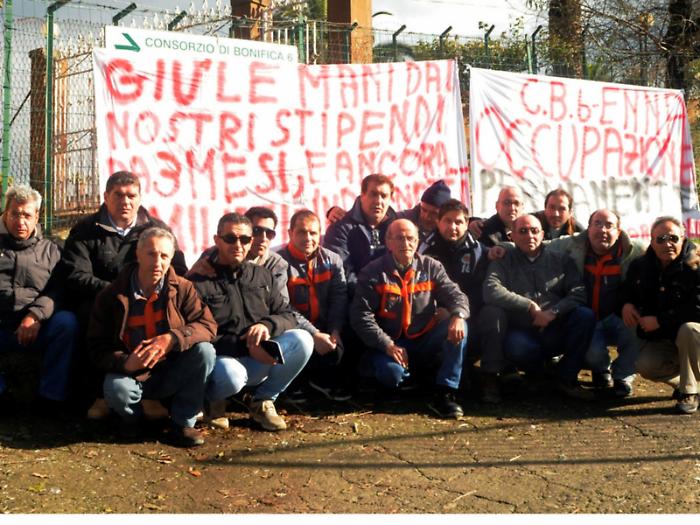 Indennit&agrave; arretrate al Consorzio di bonifica di Enna: operai a tempo determinato pronti al sit-in