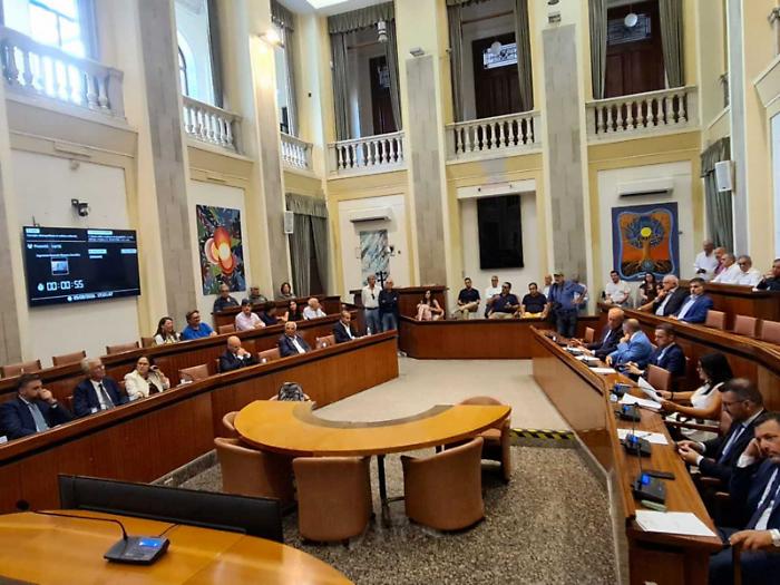 Palazzo dei Leoni, s&rsquo;&egrave; insediato il nuovo Consiglio metropolitano