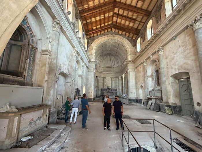 Giarre, finiti i lavori per la chiesa del Convento: &laquo;Primo passo per la riapertura&raquo;