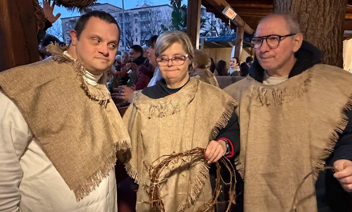 Il presepe vivente, disabili gravi sotto la cometa