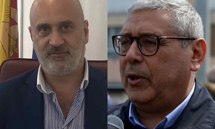 Alessandro Caltagirone e Tot&ograve; Cuffaro 