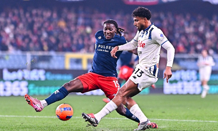 Genoa-Atalanta 0-1: i Grifoni rimasti 10 al terzo minuto cadono solo nei minuti di recupero, Hien esalta la Dea