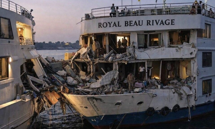 &laquo;Un urto nel buio del Nilo&raquo;: scontro tra due navi vicino a Luxor, morta una italiana, dubbi sulla presenza di siciliani