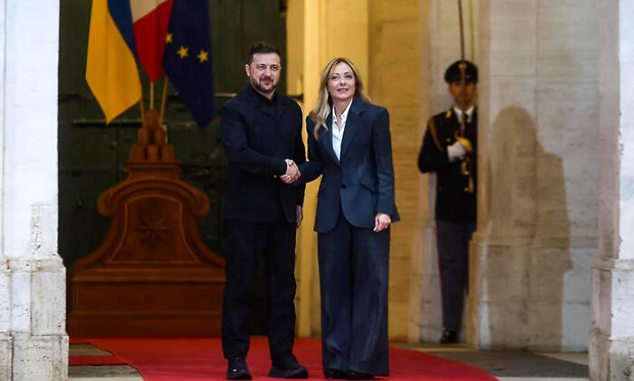 Patto Meloni-Zelensky per la difesa dell'Italia: "Lavoreremo insieme per un programma sui droni"