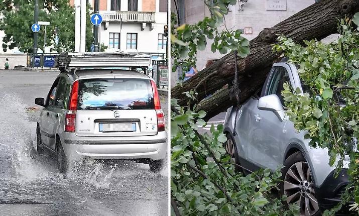 Clima impazzito: temporali e vento spazzano, in parte, l'ondata di caldo dal Nord alla Sicilia