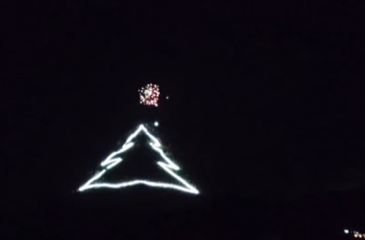 L'albero di Natale di Montelepre