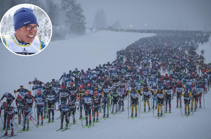 Il catanese Salvino Signorello tra gli oltre 14.000 sciatori che hanno tagliato il traguardo della mitica Vasaloppet