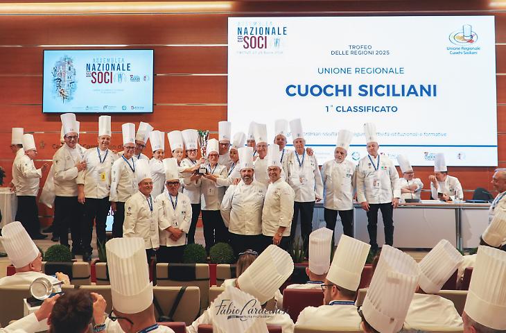 I cuochi siciliani &laquo;avanguardia gastronomica&raquo; conquistano a Firenze il &ldquo;Trofeo delle Regioni&rdquo;