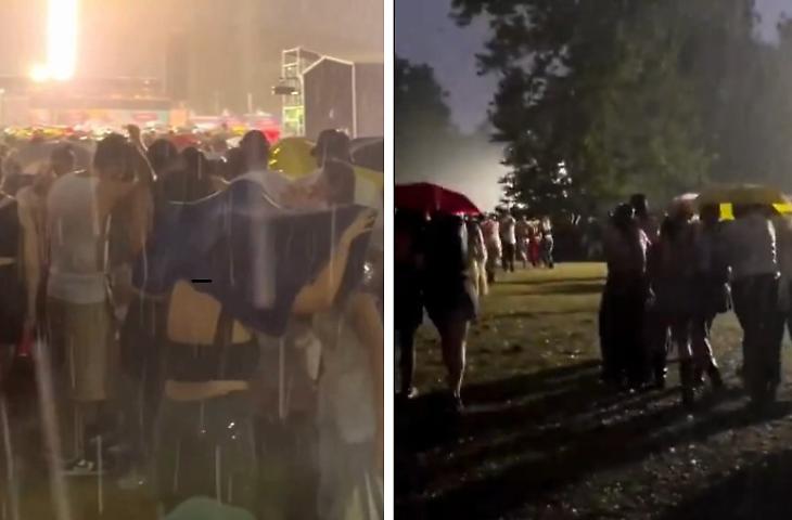 Allerta gialla e poi il caos: il concerto di Bad Bunny finisce sotto la grandine IL VIDEO