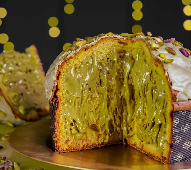 Panettone al pistacchio