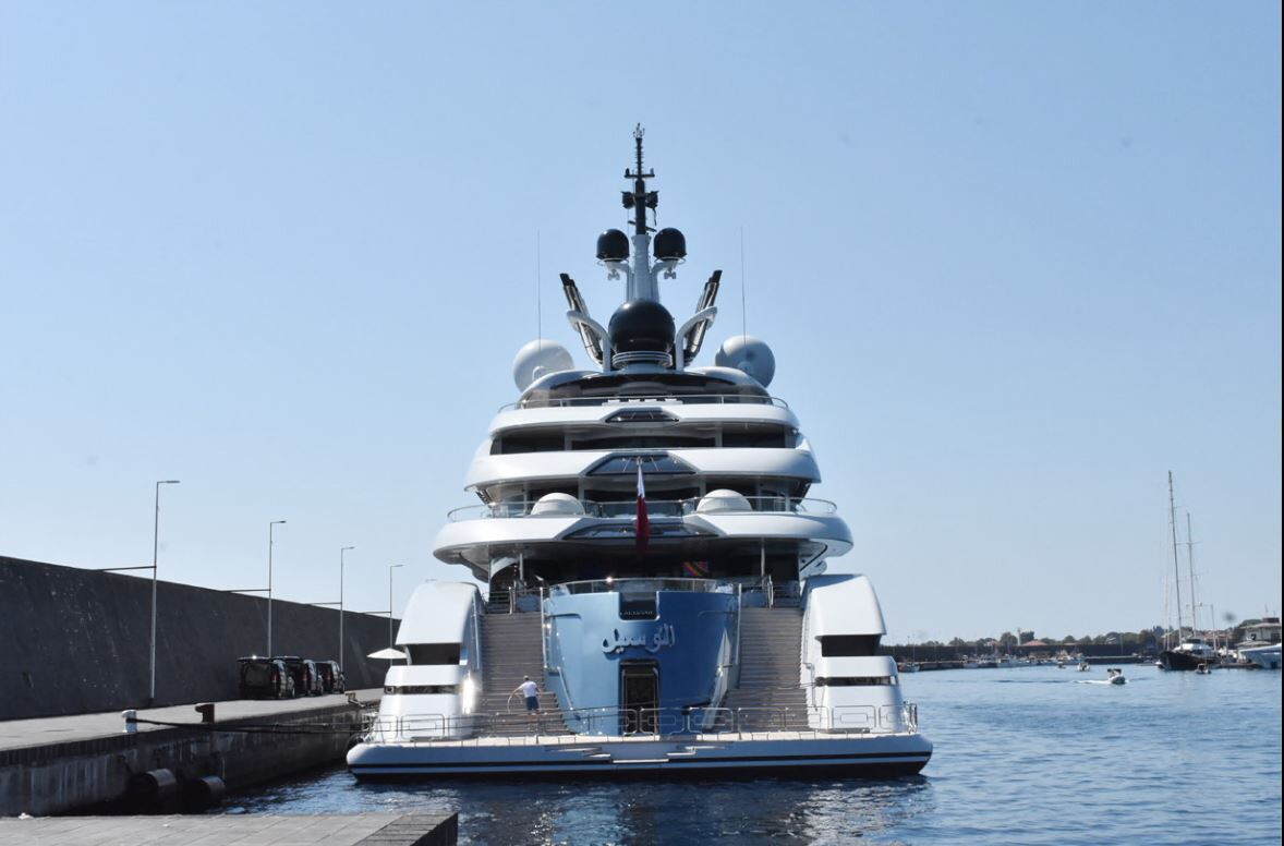 yacht dell'emiro del qatar