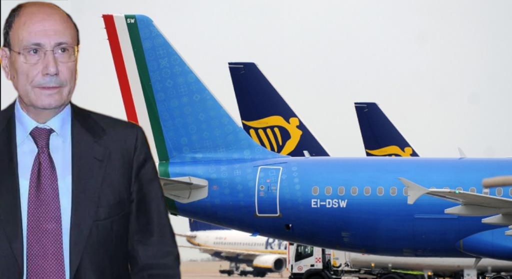 Renato Schifani scrive a Ryanair e Ita