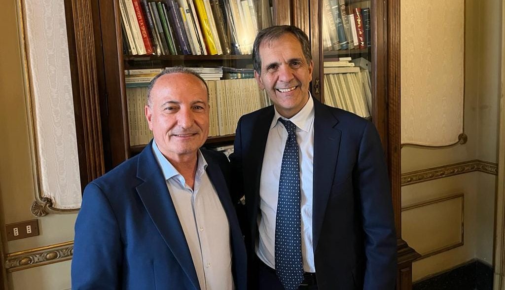 Pippo Arcidiacono, medico ex assessore comunale FdI, e Enrico Trantino